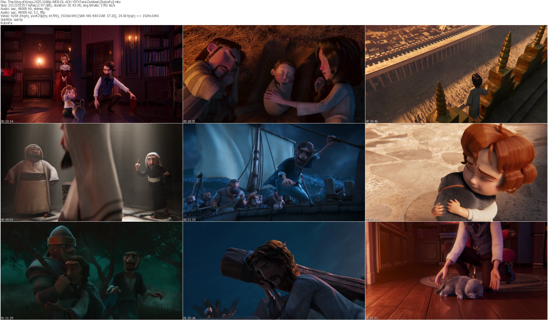 دانلود انیمیشن The King of Kings 2025 دوبله فارسی